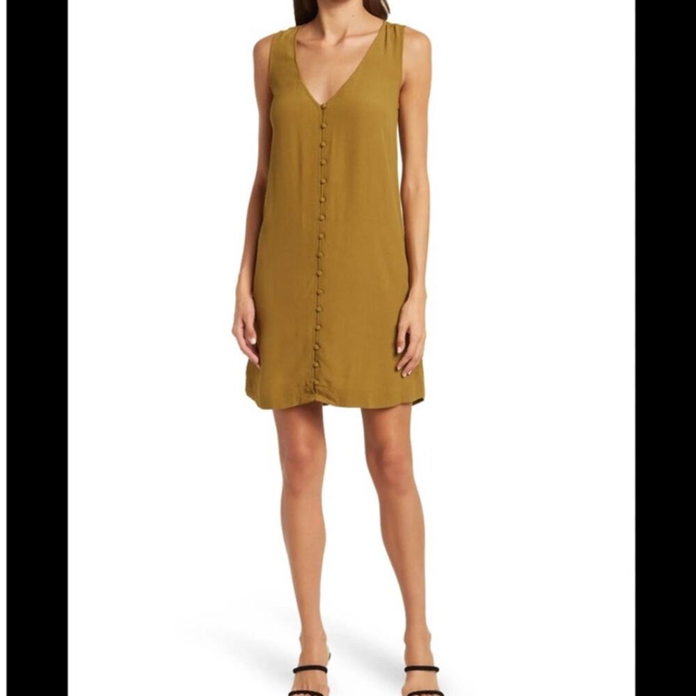 Madewell Heather button front dress